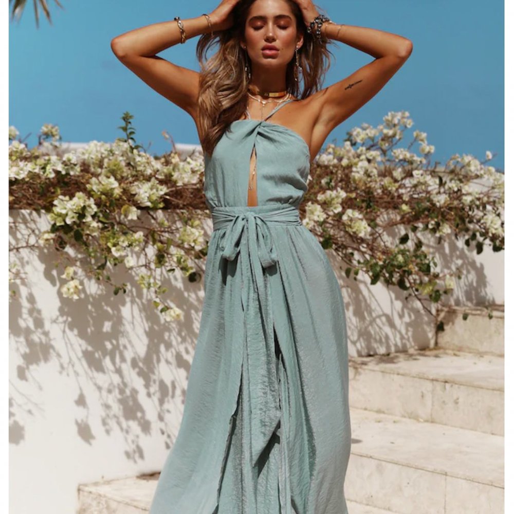 HELLO MOLLY | STOP MOTION maxi dress in size XS